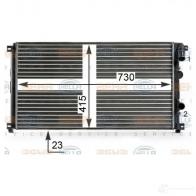 Радиатор охлаждения двигателя HELLA 44800 _BEHR HELLA SERVICE_ 8mk376700311 WHJZ99 - Изображение 4