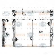 Радиатор охлаждения двигателя HELLA _BEHR HELLA SERVICE_ 3GUPM5K 46496 8mk376754054 - Изображение 6
