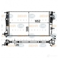 Радиатор охлаждения двигателя HELLA 8mk376700394 44811 _BEHR HELLA SERVICE_ LD4KU8 - Изображение 5