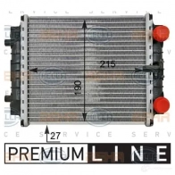 Радиатор охлаждения двигателя HELLA 8mk376701301 HH33I Audi A3 (8V1, K) 3 Хэтчбек 2.0 S3 Quattro 300 л.с. 2012 – 2024 _BEHR HELLA SERVICE_