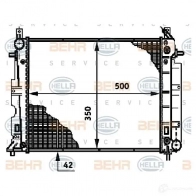 Радиатор охлаждения двигателя HELLA 46056 8mk376720531 AB4BW _BEHR HELLA SERVICE_ - Изображение 3