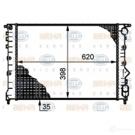 Радиатор охлаждения двигателя HELLA 9P70N _BEHR HELLA SERVICE_ 8mk376720031 46008 - Изображение 6