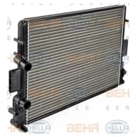Радиатор охлаждения двигателя HELLA 46520 8mk376754391 4B15Y _BEHR HELLA SERVICE_ - Изображение 4