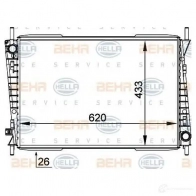 Радиатор охлаждения двигателя HELLA _BEHR HELLA SERVICE_ 46804 8mk376764141 BJPTTC - Изображение 6