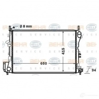 Радиатор охлаждения двигателя HELLA SY5BQ9 _BEHR HELLA SERVICE_ 8mk376726751 46272 - Изображение 6