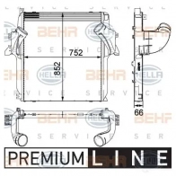 Радиатор охлаждения двигателя HELLA 8mk376765251 _BEHR HELLA SERVICE_ Audi A6 Allroad (C5) 2 1997 – 2004 WL4XNS