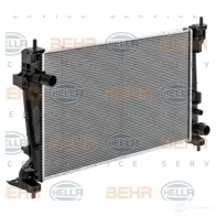 Радиатор охлаждения двигателя HELLA 8mk376900031 9FS1L _BEHR HELLA SERVICE_ 47215 - Изображение 1