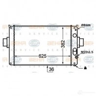 Радиатор охлаждения двигателя HELLA G6F57T 8mk376724504 46220 _BEHR HELLA SERVICE_ - Изображение 8