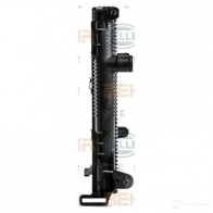 Радиатор охлаждения двигателя HELLA NIP87 44816 8mk376700424 _BEHR HELLA SERVICE_ - Изображение 4