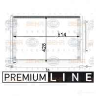Радиатор охлаждения двигателя HELLA 8mk376737211 _BEHR HELLA SERVICE_ H6PF5X 46363 - Изображение 2
