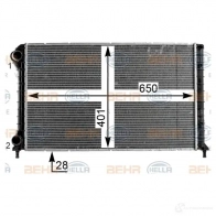 Радиатор охлаждения двигателя HELLA 0X8LTG 47219 8mk376900061 _BEHR HELLA SERVICE_ - Изображение 3
