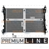 Радиатор охлаждения двигателя HELLA 8mk376900131 47229 FVAN2 _BEHR HELLA SERVICE_ - Изображение 6