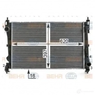 Радиатор охлаждения двигателя HELLA _BEHR HELLA SERVICE_ 8mk376900201 47238 LJP2Q - Изображение 5