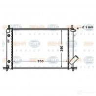 Радиатор охлаждения двигателя HELLA 8mk376705571 _BEHR HELLA SERVICE_ Ford Fiesta 4 (DX, JA, JB) Хэтчбек 1.2 5 i 16V 75 л.с. 1995 – 2002 KFKWZ70