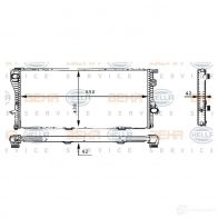 Радиатор охлаждения двигателя HELLA EEYMSL 45194 _BEHR HELLA SERVICE_ 8mk376710301 - Изображение 5