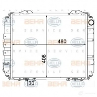 Радиатор охлаждения двигателя HELLA _BEHR HELLA SERVICE_ 8mk376770431 46968 OYFUTQQ