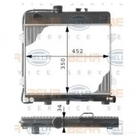 Радиатор охлаждения двигателя HELLA _BEHR HELLA SERVICE_ 8mk376713261 A44OQ 45437 - Изображение 6