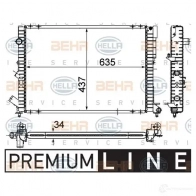 Радиатор охлаждения двигателя HELLA 45385 RPH5X _BEHR HELLA SERVICE_ 8mk376712691