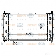Радиатор охлаждения двигателя HELLA 8mk376766511 _BEHR HELLA SERVICE_ 5XYGIZ6 46880