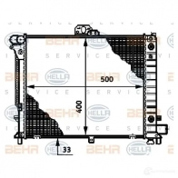 Радиатор охлаждения двигателя HELLA 8mk376720781 46082 _BEHR HELLA SERVICE_ EWS50 - Изображение 3