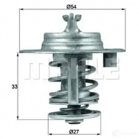 Термостат ож HELLA Volkswagen Golf 4 (1J5) Универсал 1.6 FSI 110 л.с. 2002 – 2006 tm4109 1.786.05.60 0 70809138