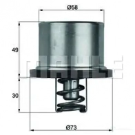 Термостат ож HELLA 1. 148.71.300 Opel Astra (F) 1 Универсал 1.7 D (F08. C05) 60 л.с. 1992 – 1998 tx1171d 70808707