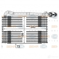 Испаритель кондиционера HELLA 2LA83KI 8fv351210171 _BEHR HELLA SERVICE_ 41798 - Изображение 5