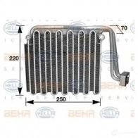 Испаритель кондиционера HELLA _BEHR HELLA SERVICE_ 8fv351210501 41826 LSRUBXY