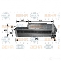 Испаритель кондиционера HELLA 8fv351210291 Y3B3DR _BEHR HELLA SERVICE_ 41809