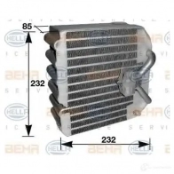 Испаритель кондиционера HELLA E4NURNO _BEHR HELLA SERVICE_ 8fv351210361 41815