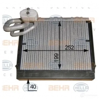 Испаритель кондиционера HELLA _BEHR HELLA SERVICE_ 41953 8fv351331131 CIBG4 - Изображение 2