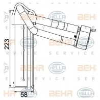 Испаритель кондиционера HELLA 41946 GVRPD _BEHR HELLA SERVICE_ 8fv351330751 - Изображение 2