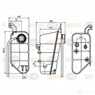 Расширительный бачок HELLA Mercedes G-Class (W463) 2 2000 – 2015 _BEHR HELLA SERVICE_ 4VZ7E6 8ma376755821