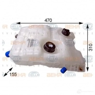 Расширительный бачок HELLA 4045621513160 8ma376753774 4J 1H6I 44743 - Изображение 2