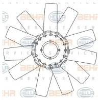 Крыльчатка охлаждения двигателя HELLA 5KP Q7ZH 50200 8mv376906581 4045621514709 - Изображение 2