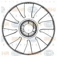 Крыльчатка охлаждения двигателя HELLA 50197 4045621514679 8mv376906531 YW BO7 - Изображение 2