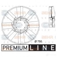 Крыльчатка охлаждения двигателя HELLA 50021 _BEHR HELLA SERVICE_ 8mv376733261 984T9C