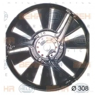 Крыльчатка кондиционера HELLA 8ew009157301 PM85UPD _BEHR HELLA SERVICE_ Opel Astra (F) 1 Седан 1.7 D (F19. M19) 60 л.с. 1992 – 1998