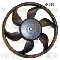Вентилятор радиатора HELLA 8ew351150204 YIHHW 10 4045621480295 38558 - Изображение 4