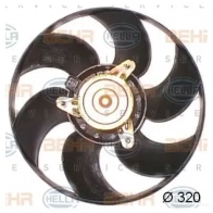 Вентилятор радиатора HELLA _BEHR HELLA SERVICE_ IPUGC9X 8ew351044161 38414