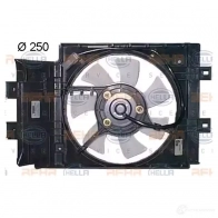 Вентилятор радиатора HELLA Y P503 38553 8ew351150124 4045621480240 - Изображение 1