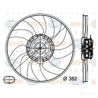 Вентилятор радиатора HELLA A9E556 8ew351044351 _BEHR HELLA SERVICE_ Audi A4 (B8) 4 Универсал 2.0 Tfsi 180 л.с. 2008 – 2015