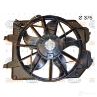 Вентилятор радиатора HELLA AH7YYX 3 38548 8ew351150054 4045621480196 - Изображение 4