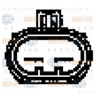 Вентилятор радиатора HELLA 38434 8ew351044401 AUFVDI _BEHR HELLA SERVICE_ - Изображение 2