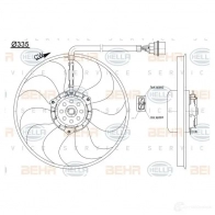 Вентилятор радиатора HELLA _BEHR HELLA SERVICE_ 8ew351044611 06KXK 38450 - Изображение 2