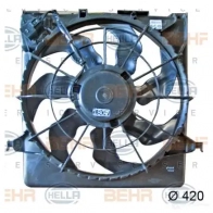 Вентилятор радиатора HELLA 8ew351042791 3KW3L _BEHR HELLA SERVICE_ 38329 - Изображение 2