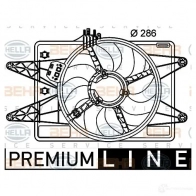 Вентилятор радиатора HELLA 8ew351039491 0KDPU _BEHR HELLA SERVICE_ Fiat Doblo