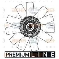 Вентилятор радиатора HELLA 4045621514853 8mv376906741 T M7348 50214 - Изображение 2