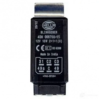 Реле поворотников, поворотов HELLA 4082300296822 4dn008768151 4FOZ 6U 19123