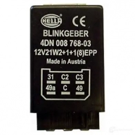 Реле поворотников, поворотов HELLA 19112 3Q7 E6I 4082300163445 4dn008768031